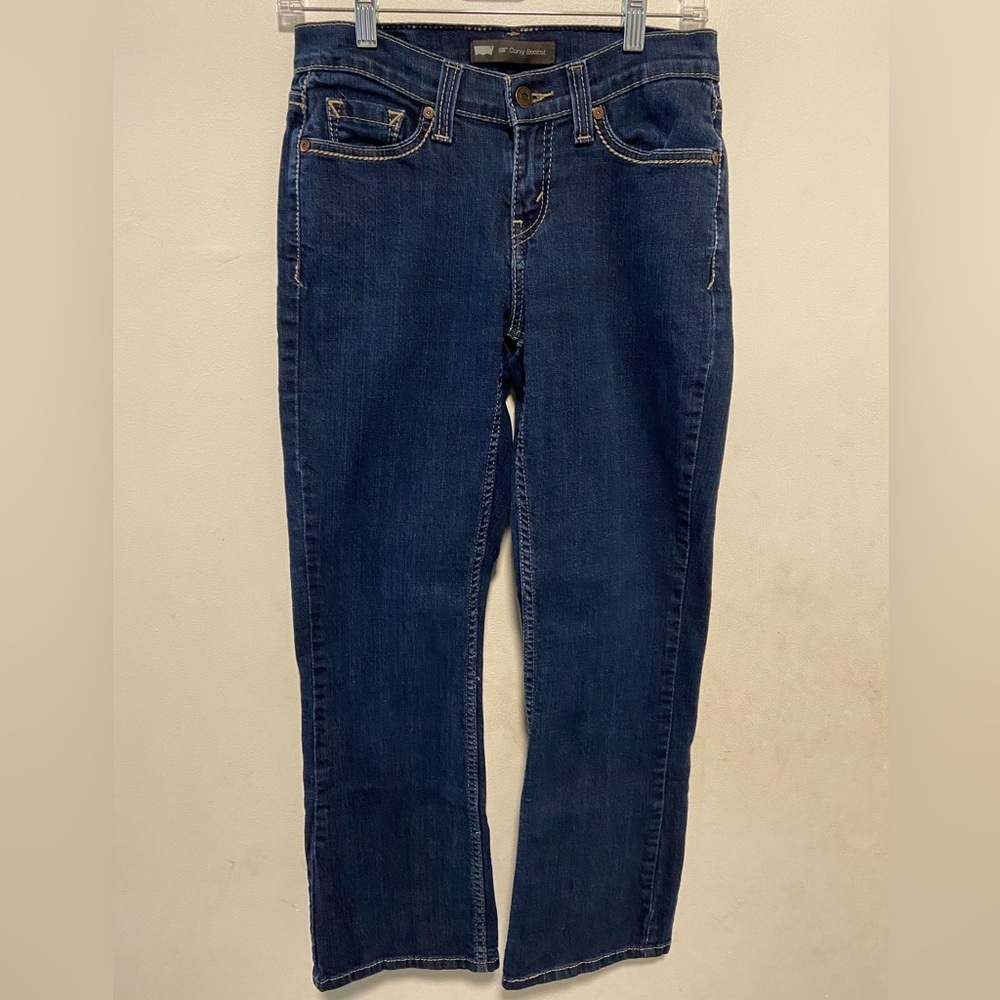 Levi's Women's 529 Curvy Boot Cut Jeans - Dark Blue